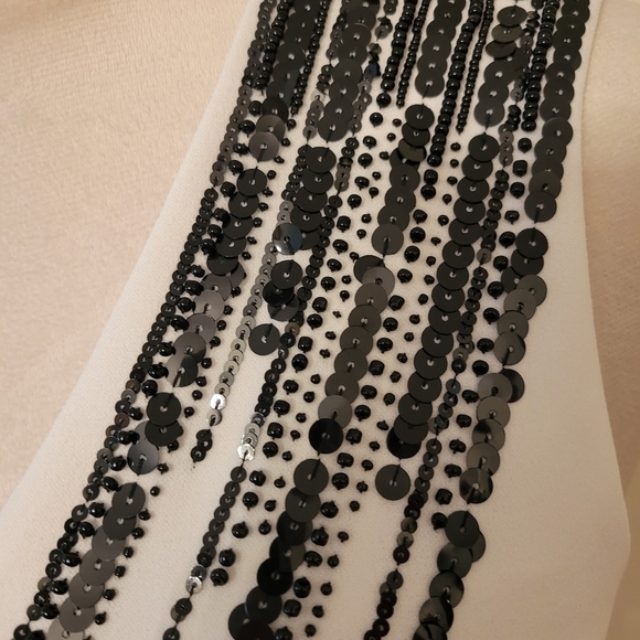 WHBM Sleeveless Embellished Sheath Dress Size 00 - Picture 6 of 6